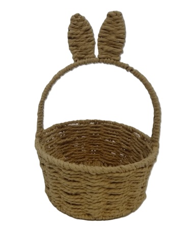Kosz wielkanocny ze sznurka mały z uszami YM-N112101/N