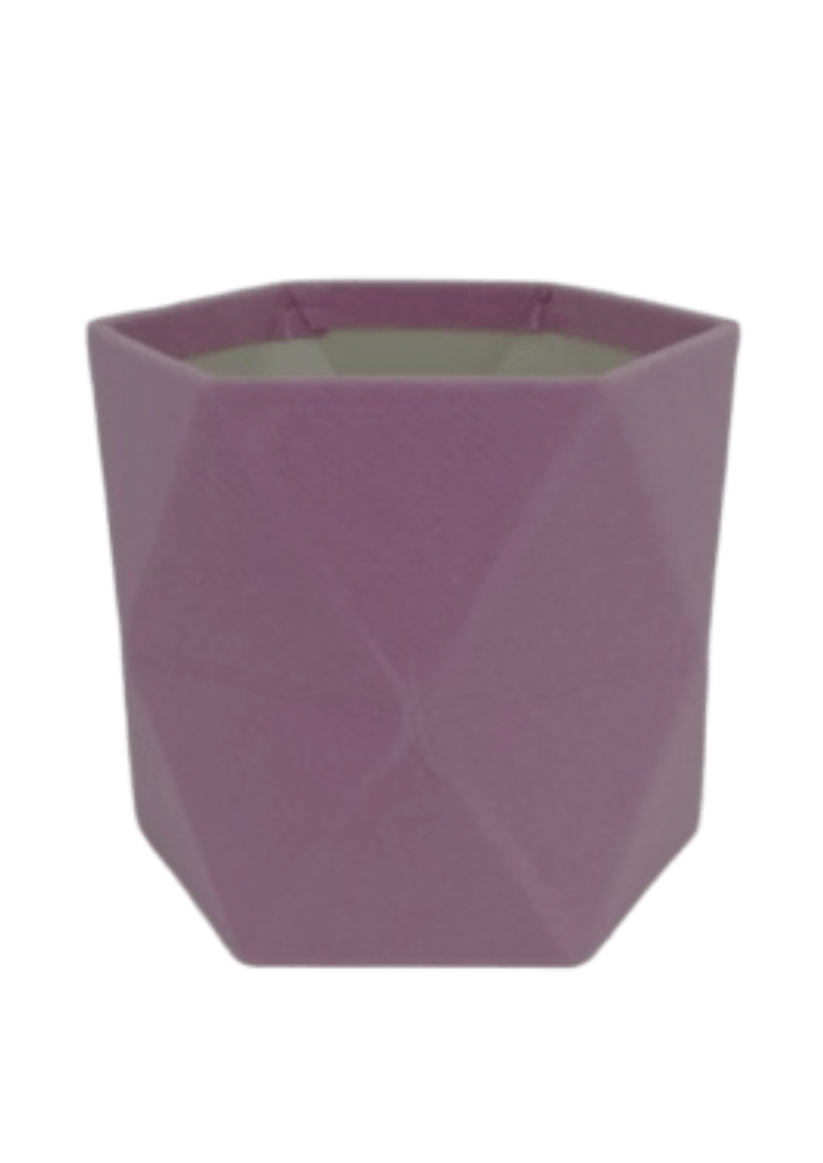 Pudełko flowerbox geometryczne różowe jasne 15x14cm W1923 welur