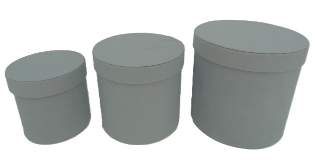 Pudełko flowerbox 3w1 welur jasne niebieskie W2190