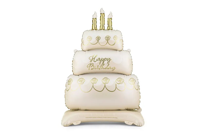 Balon foliowy stojący tort Happy Birthday FB374