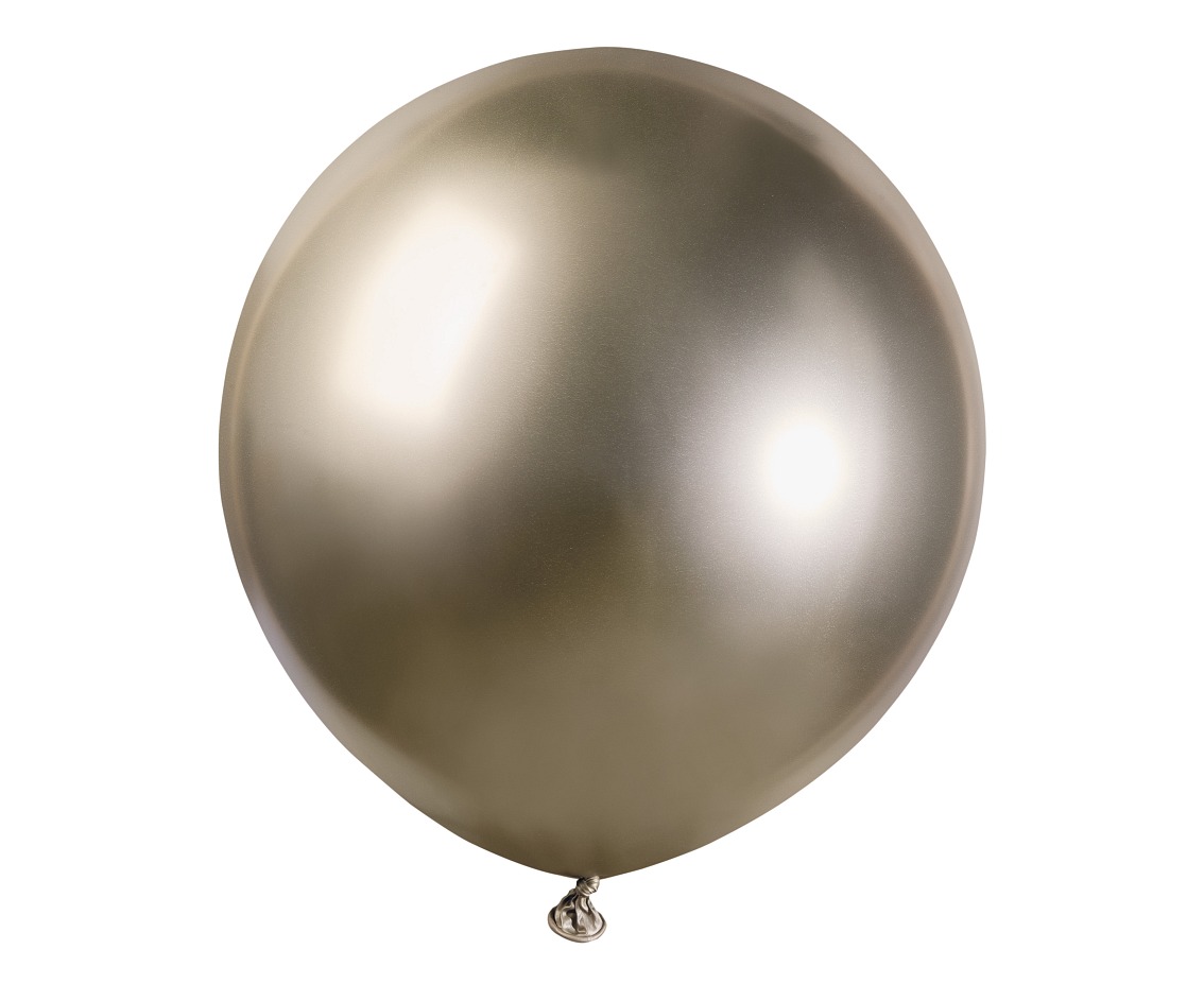 Balony Gemar 19" Shiny szampańskie złoty glossy platynowe 48cm 3 szt 085