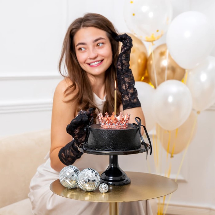 Korona rose gold na tort topper 10cm 168400