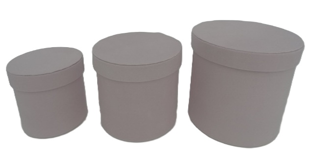 Pudełko flowerbox różowe bardzo jasne 3w1 materiał welur W2184