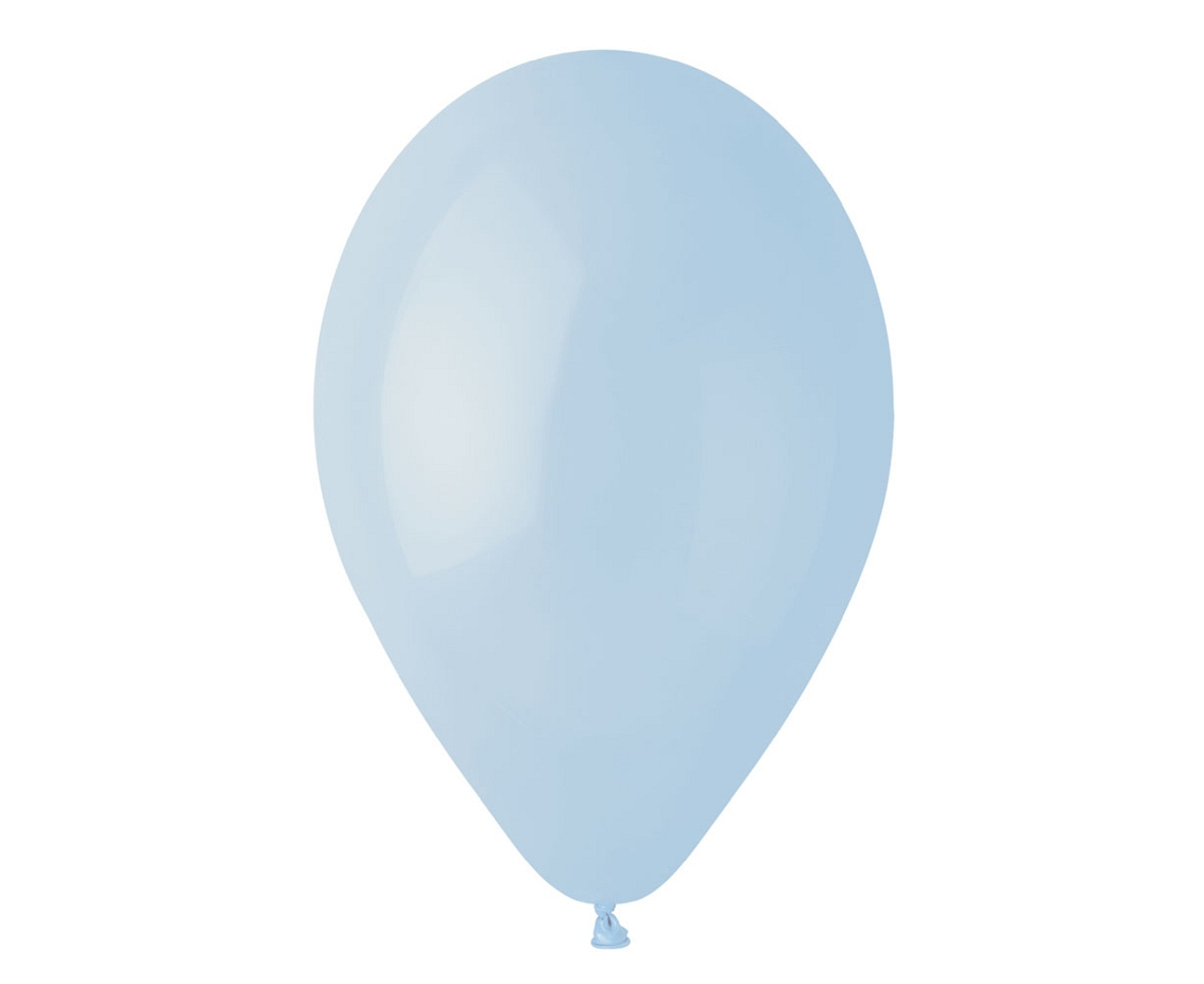 Balony Gemar 12" G110 108 powder blue baby blue pudrowe niebieskie jasne 30cm 100szt
