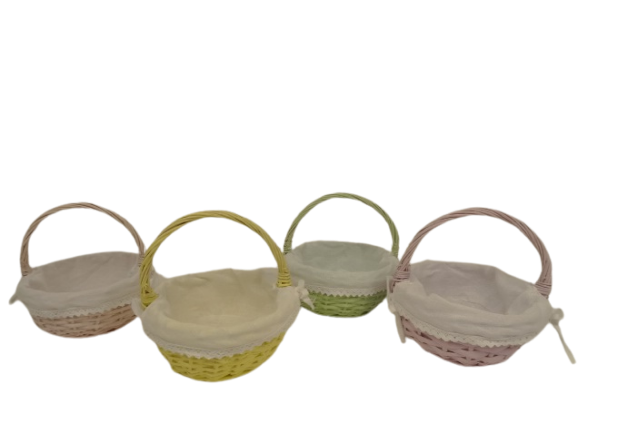 Koszyk CR1098/F/MIX4 małe kolorowe z wyściółką