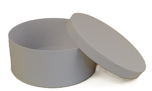 Pudełko okrągłe 22cm W6685 1szt białe