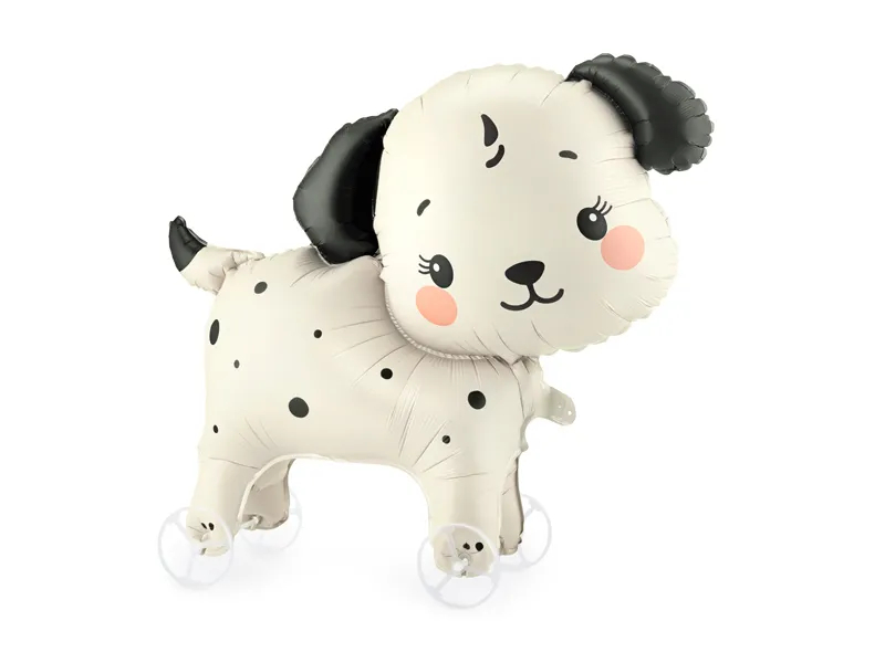 Balon foliowy Pies piesek na kółkach 61x65 cm FB375