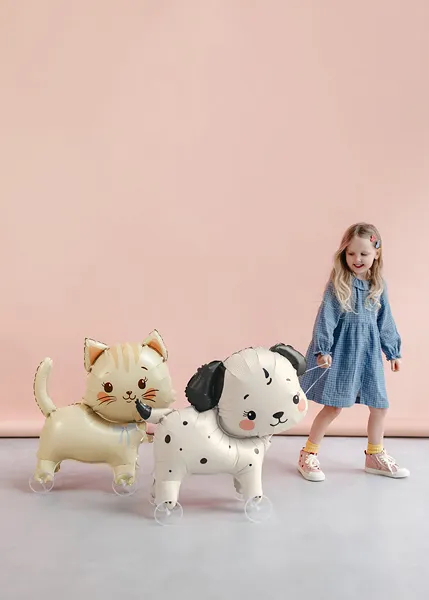 Balon foliowy Pies piesek na kółkach 61x65 cm FB375