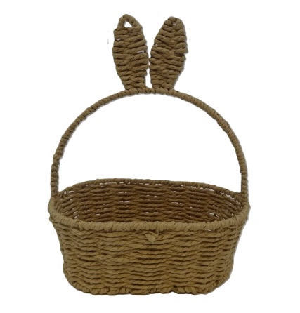 Kosz wielkanocny ze sznurka owalny z uszami YM-N111801/N