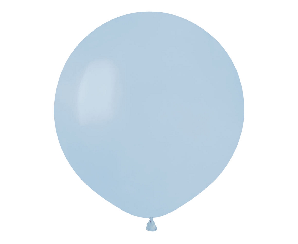 Balony Gemar 19" G19 108 Powder Blue pudrowe niebieskie 48cm 25szt