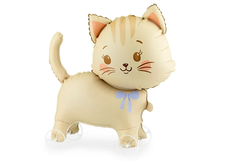 Balon foliowy Kotek na kółkach 61x65 cm FB381