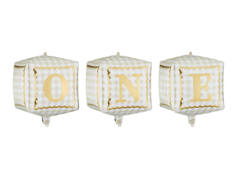 Balony foliowe kostki ''One'' 30 x 33 cm FB389