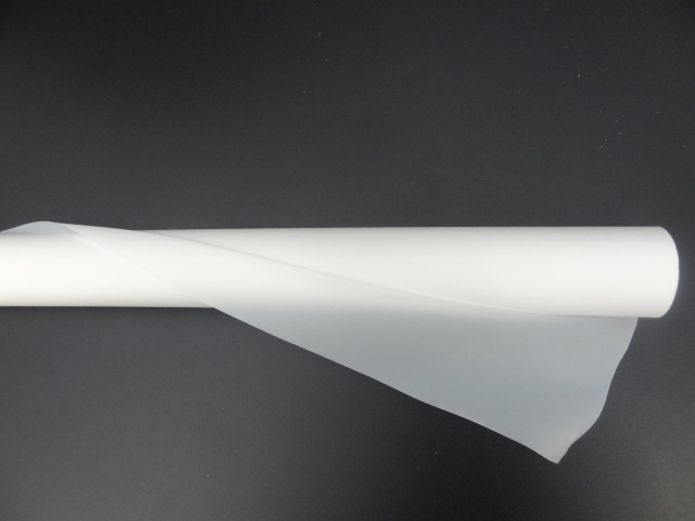 Folia florystyczna biała mleczna transparentna SWM-25 50cmx8m 