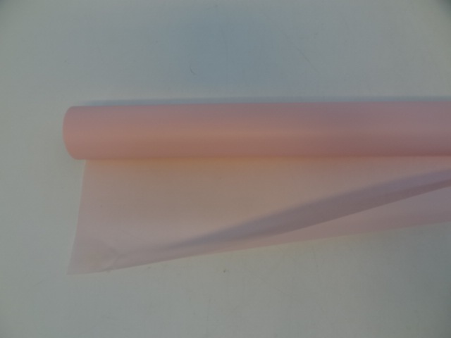 Folia florystyczna różowa baby pink 50cmx8m SHS-10