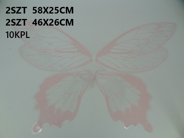 Folia florystyczna arkusze motyl różowy BTF-F-08