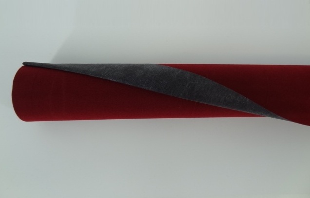 Papier florystyczny welurowy bordo VEL-011/53CMX6Y welur rolka 