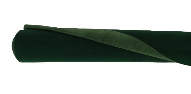 Papier florystyczny welurowy zieleń butelkowa VEL-093/53CMX6Y welur rolka 