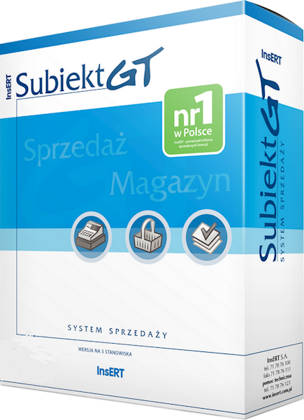 InsERT Subiekt GT licencja oddziałowa