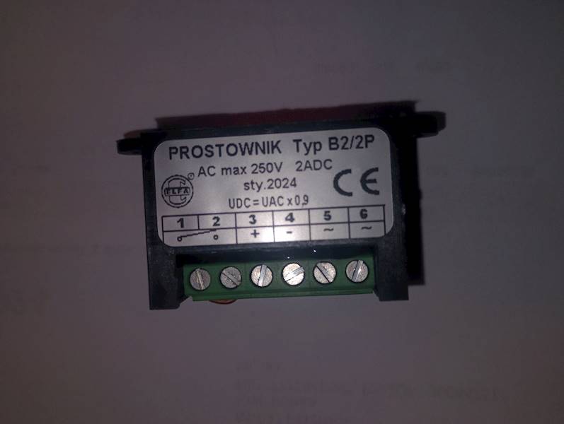 prostownik B2-2P 250V  2A