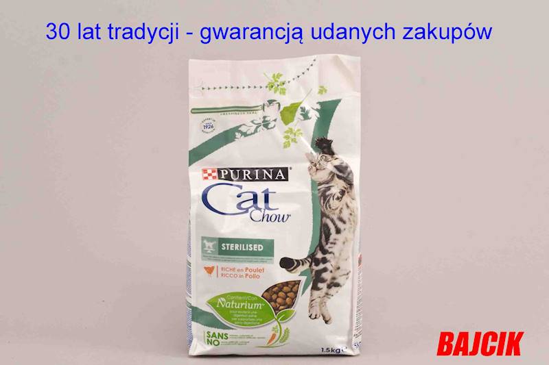 PURINA CAT CHOW SPECJAL STERILIZED 1,5 kg.
