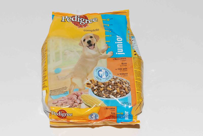 PEDIGREE SUCHE 500g JUNIOR Z DROBIEM I RYŻEM