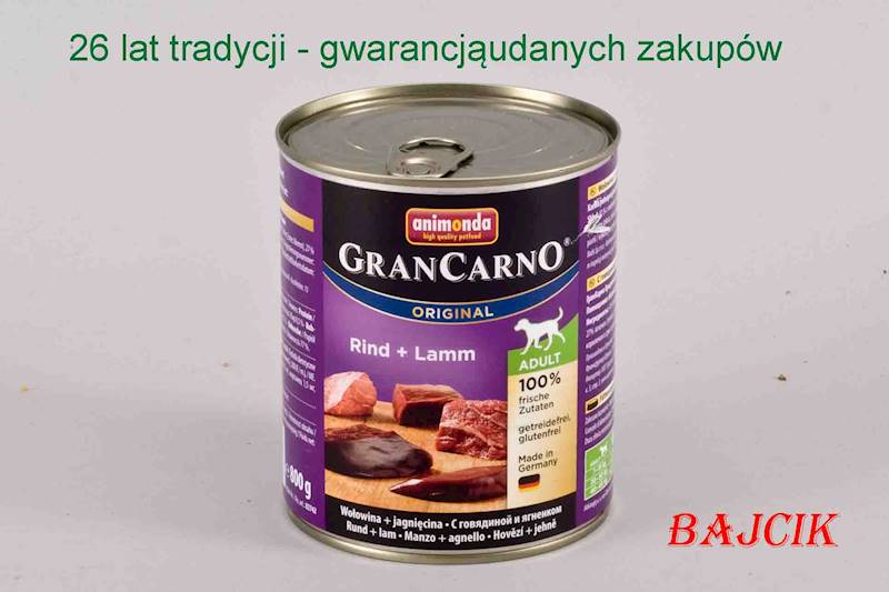 ANIMONDA PIES 800g WOŁOWINA+JAGN. ANIM. 5189