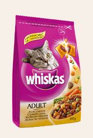 WHISKAS Z KURCZAKIEM 300g SUCHE JEDZENIE