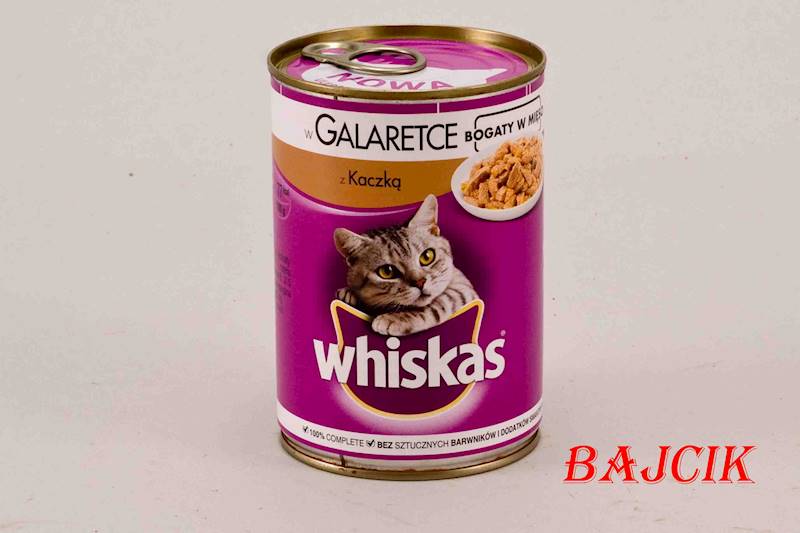 WHISKAS Z KACZKĄ PUSZKA 400g