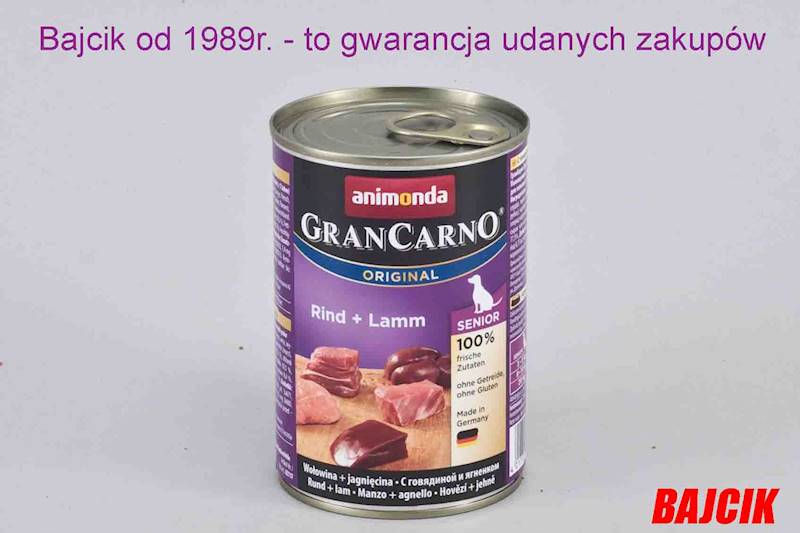 ANIMONDA PIES 400g SENIOR WOŁOWINA+JAGNIĘCINA 4629