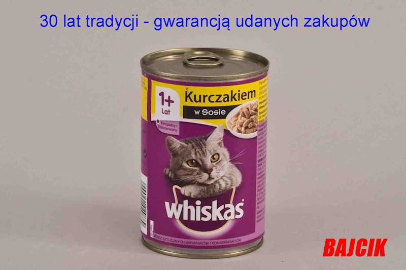WHISKAS KURCZAK PUSZKA 400g