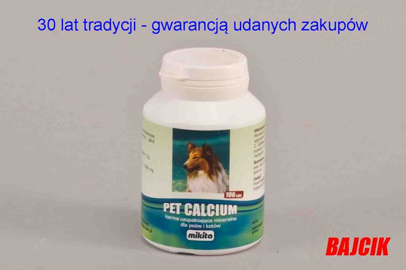 MIKITA PET CALCIUM 100TABL STAWY MIK-400933