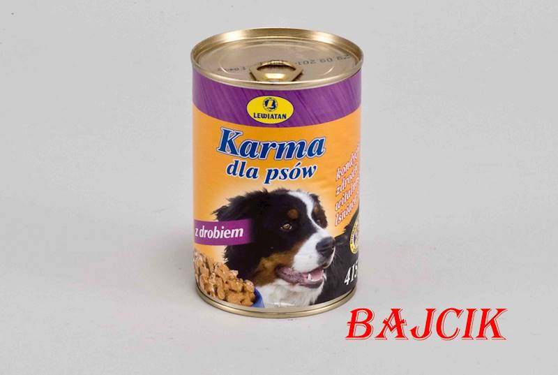 LEW. KARMA DLA PSÓW 410g DRÓB PUSZKA