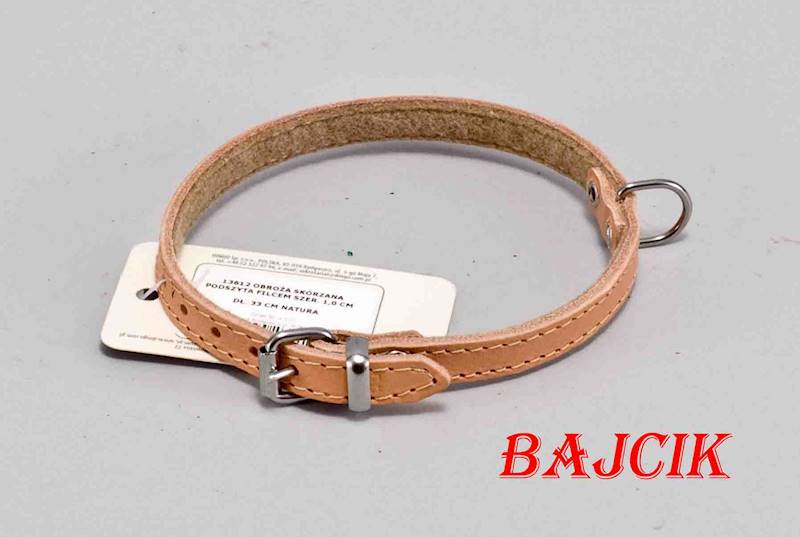 OBROŻA SKÓRA 33cm/10mm JASNY BRĄZ DINGO