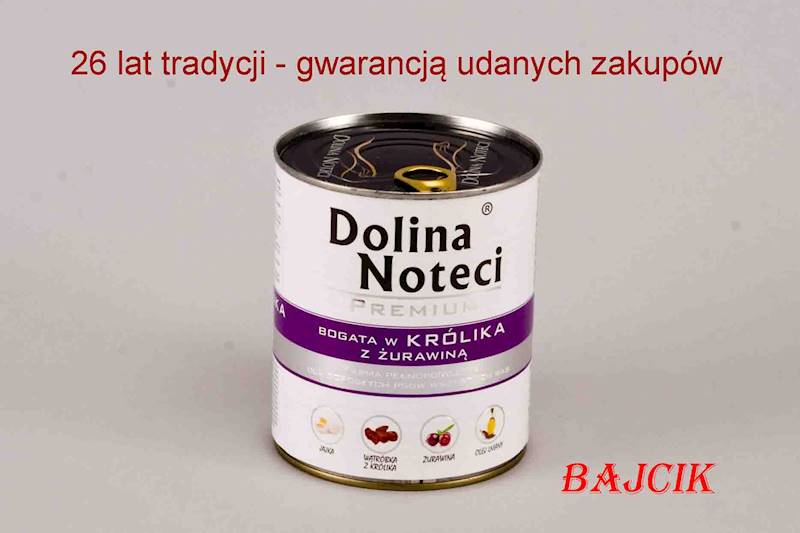 DN P 800g KRÓLIK Z ŻURAWINĄ 22378