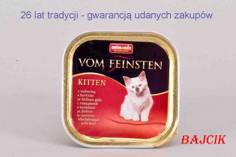 ANIMONDA KOT 100g KITTEN WOŁOWINA 3754