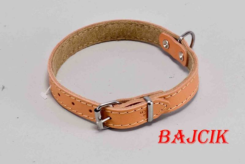 OBROŻA SKÓRA 45cm/18mm JASNY BRĄZ DINGO