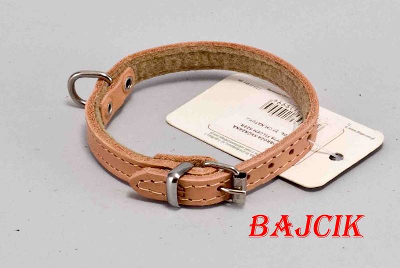 OBROŻA SKÓRA 27cm/10mm JASNY BRĄZ DINGO