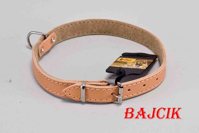 OBROŻA SKÓRA 55cm/22mm JASNY BRĄZ DINGO