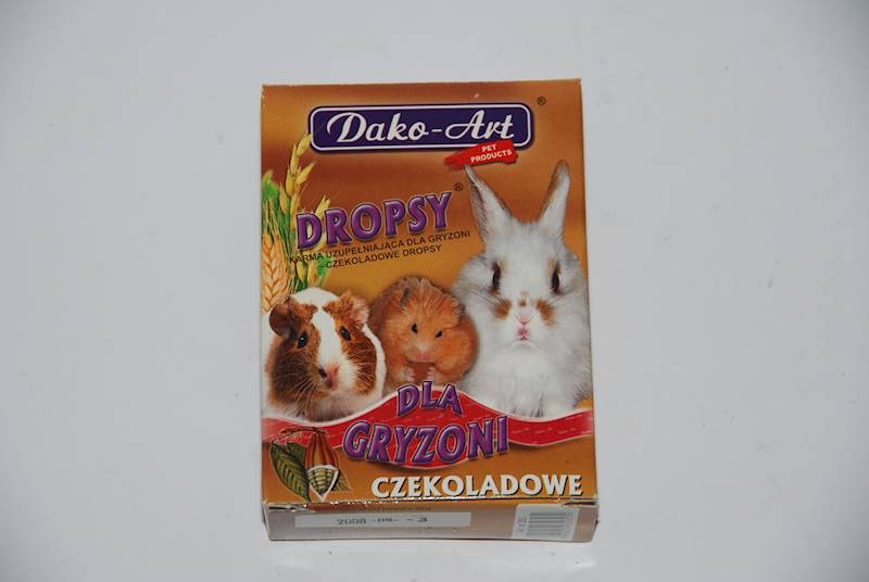 DROPSY CZEKOLADOWE DLA GRYZONI 75g - DAKO ART