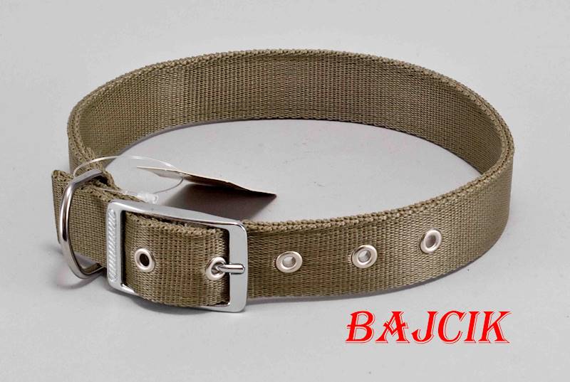 OBROŻA Z METALOWYM ZAPIĘCIEM 65cm/30mm KHAKI