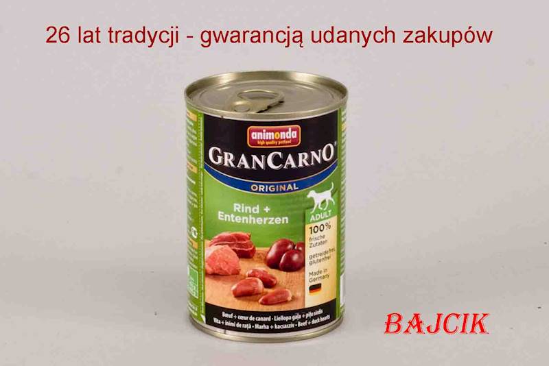 ANIMONDA PIES 400g WOŁOWINA+ KACZE SERCA 4890