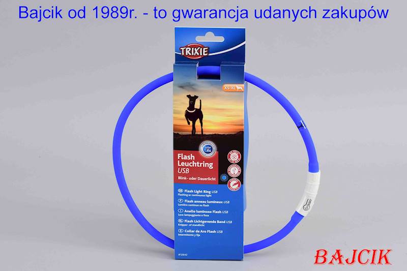 OPASKA ŚWIECĄCA USB NIEBIESKA TX - 12642