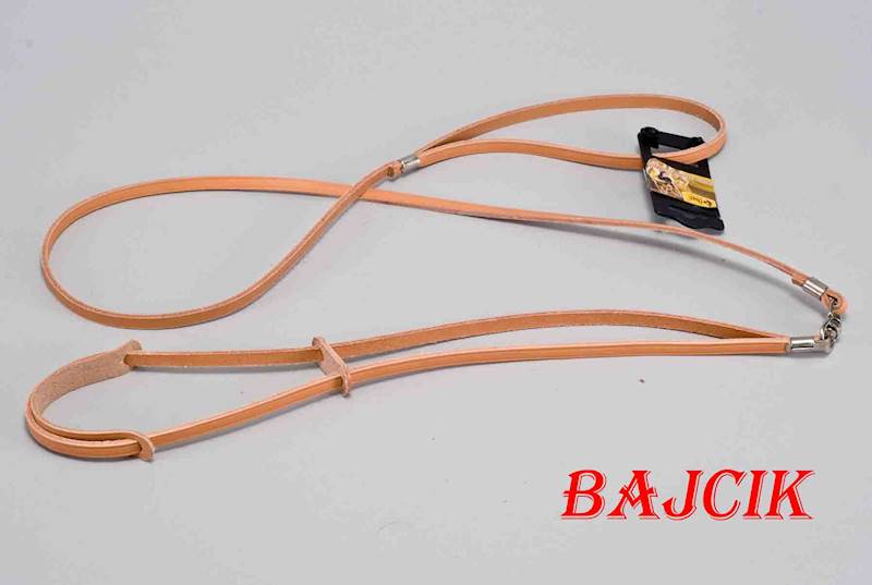 SMYCZ RINGOWA 150cm/8mm JASNY BRĄZ