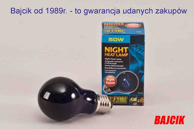 ŻARÓWKA NIGHT-GLO 50W/63 MM T10 PT-2126