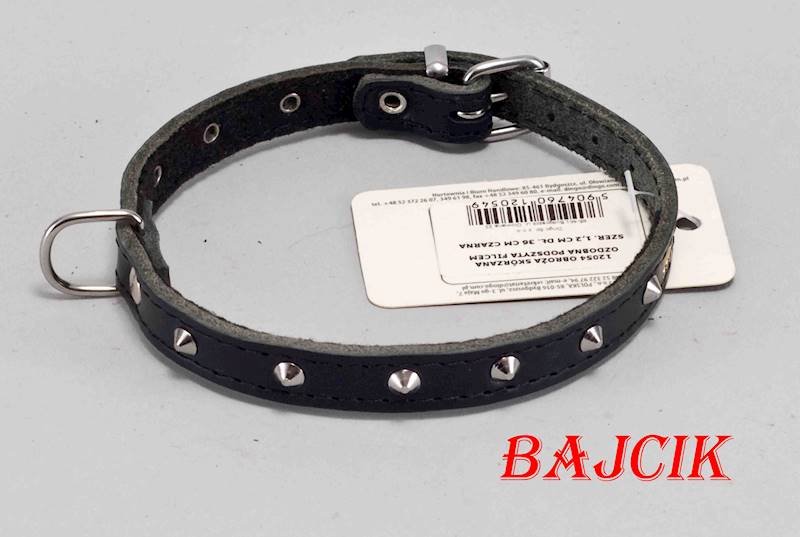 OBROŻA OZDOBNA 36cm/12mm CZARNA DINGO 12054