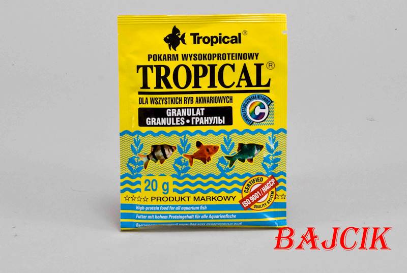 TROPICAL GRANULAT 20g TOREBKA