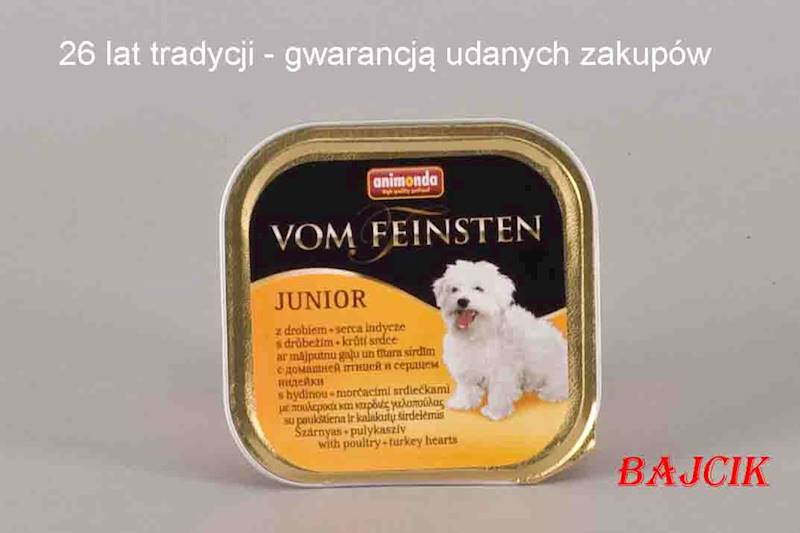 ANIMONDA PIES 150g JUNIOR DRÓB+SERCA IND. 3456