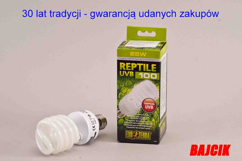 ŻARÓWKA EXO TERRA UVB REPTILE 25 W PT-2187