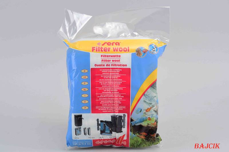 SERA FILTER WOOL - WATA FILTRUJACA 100g.