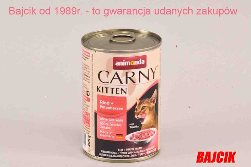 ANIMONDA KOT 400g WOŁOWINA+SERCA INDYCZE KITT23265